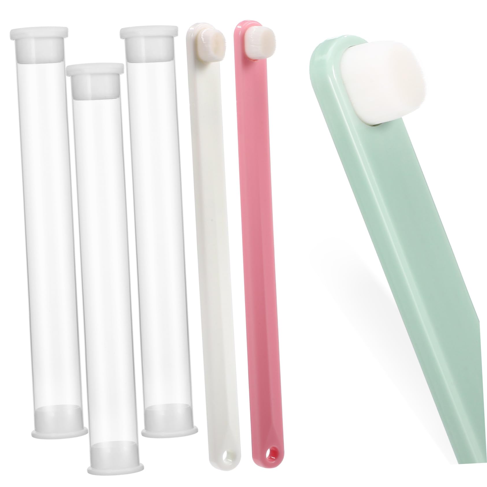 Sosoport 15pièces Kit De Brosses à Dents pour Chiens Et avec Poils Souples Brossettes -tête pour Soins Dentaires Animaux De Compagnie