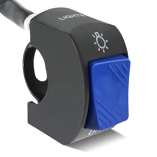 Interruptor de manillar de motocicleta, interruptor de luz ATV con botón de encendido y apagado, interruptor de palanca para motocicletas U5 U7 U2,
