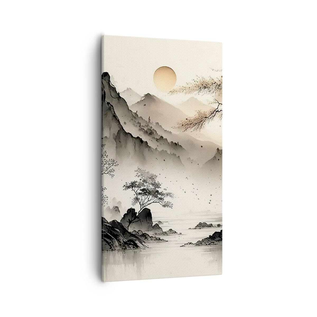 Lienzos decorativos 55x100cm Cuadro Sobre Lienzo Moderno Vertical Asia Japón Vista Grande Dormitorio Cocina Cuadros Pared Imágenes Cuadros Decoracion Salon Wall Art Prints Decor Canvas PA55x100-5777