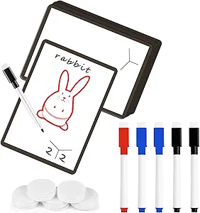 55 Piece Reusable Dry Erase MTG Tokens Premium PVC Double-Sided MTG Proxy Cards for Magic The Gathering DIY Blank Card Games Accessories