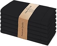 Vista 24 de Urban Villa - Juego de 12 servilletas de tela de 50 x 50 centímetros 100% algodón, servilletas lavables, duraderas, reutilizables y absorbentes