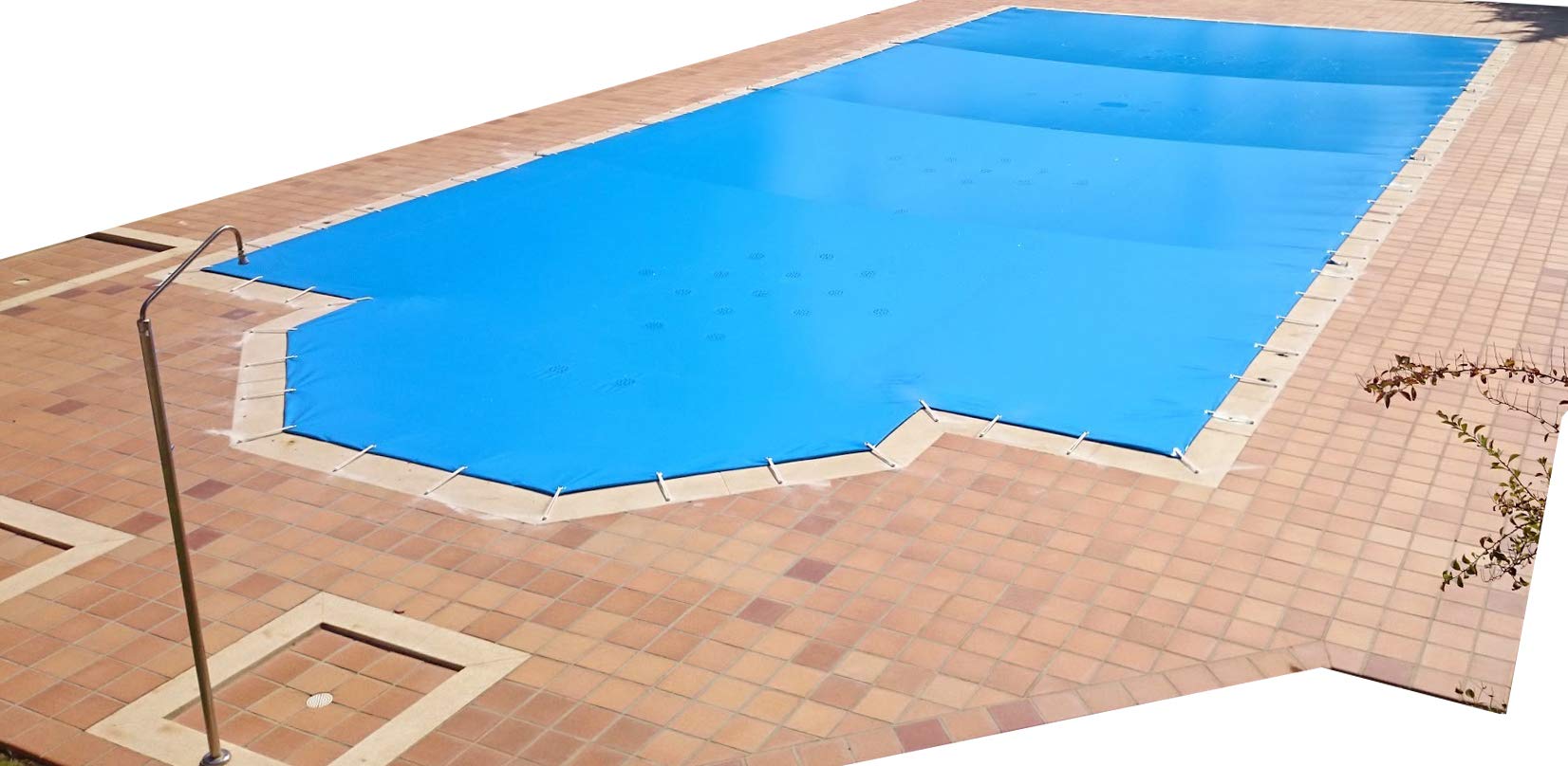 Winter-Poolabdeckung – 11x7 M, PVC, UV-beständig, Mit Edelstahl-Verankerungen & Gummispannern Für Pool-Schutz