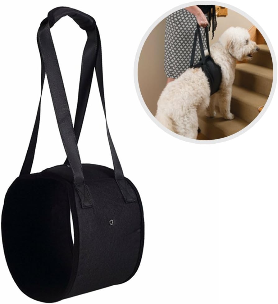 Portable Dog Lift Support Harness Rehabilitation Canines Aid for Disable, Injured, Elderly Pet with Weak Legs, Help with Mobility to Go Up/Down Stairs, Get in/off Vehicle
