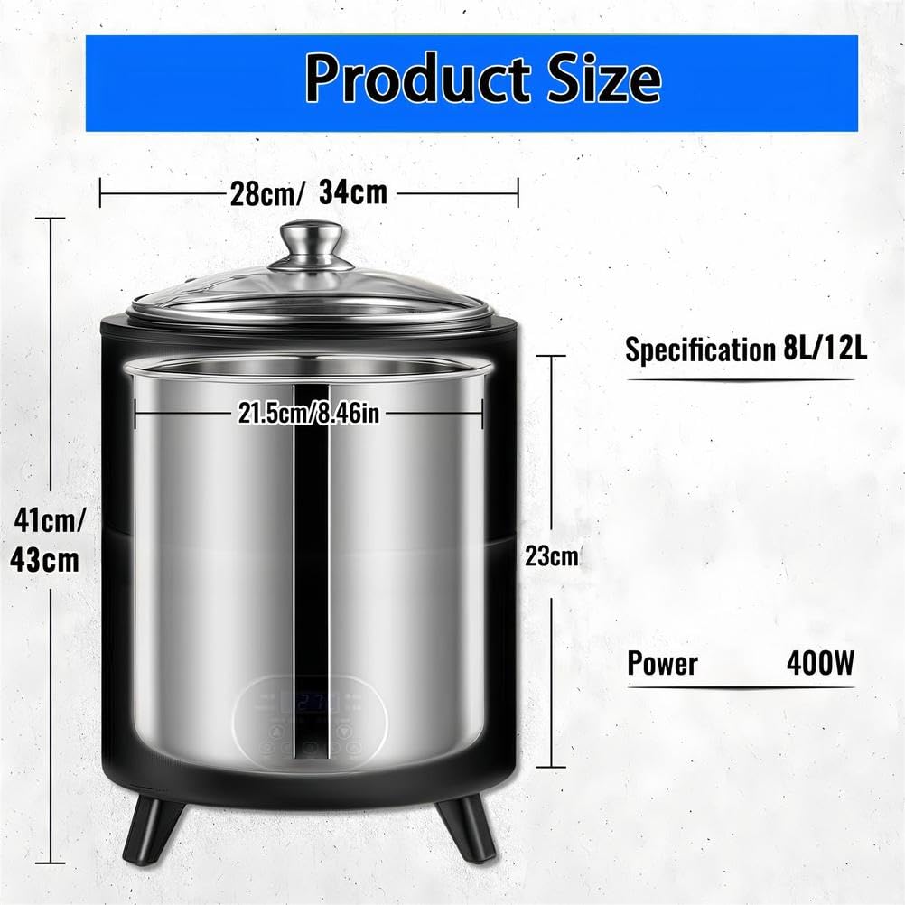 Máquina de fermentación comercial con control de tiempo y temperatura para hacer yogur, ajo, natto y vinagre