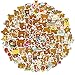Adesivi simpatici del fumetto di Rilakkuma Bear for la chitarra Giocattolo fai da te Decorazione dei bagagli del laptop del skateboard della bicicletta (Color : 100pcs-Random)