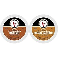 Vista 1 de Victor Allen - Paquete de café 100% colombiano con variedad de 42 cápsulas individuales, sabores de tienda de donas, mezcla matutina y tostado