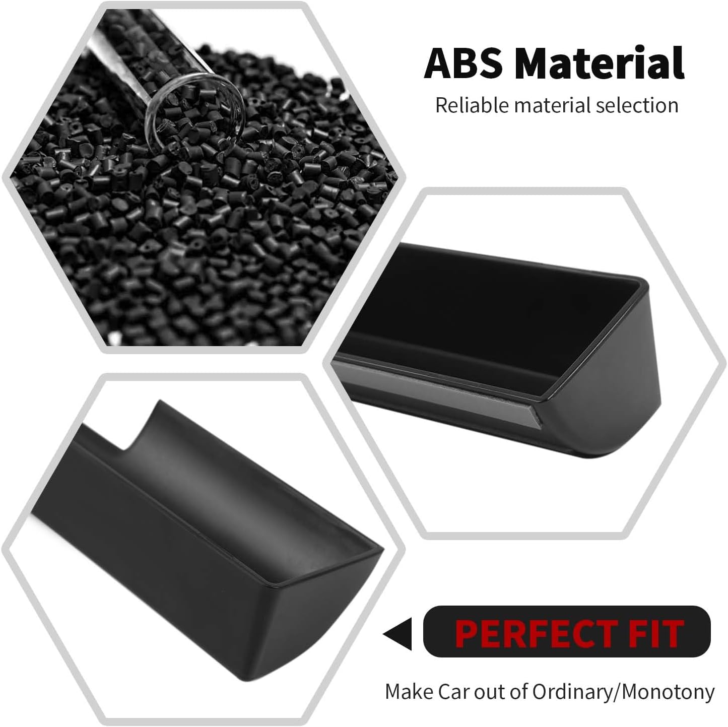 RT-TCZ Center Console Gear Shift Storage Box Tray Organizer Accessories Compatible with Ford Mustang 2010-2014