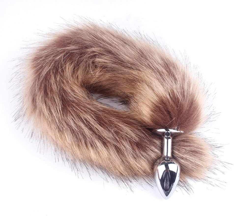 Cola De Zorro Silicona Anal Plug Joyería Consolador Vibrador ...