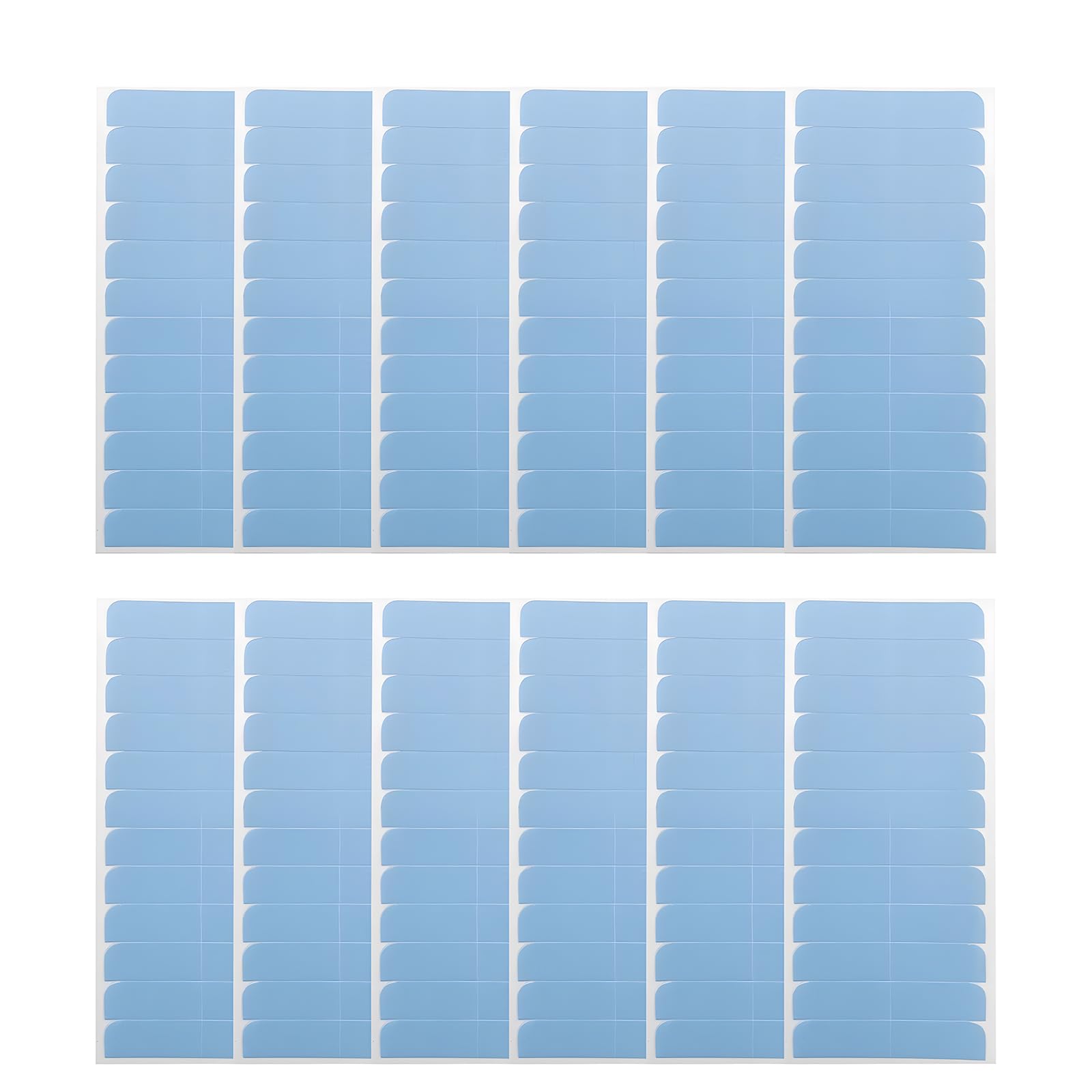 144 Piezas Cinta Adhesiva para el Cabello, Adhesiva de Extensión de Pelo Invisible Impermeable, Doble Cara Cinta de Repuesto Peluca Adhesivo Tape para Extensiones de Cabello y Trama Cabello