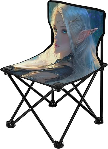 Hermosa mochila plegable etérea para mujer, sillas de playa para adultos, mochila ligera con bolsa de transporte, sillas de pesca en hielo para