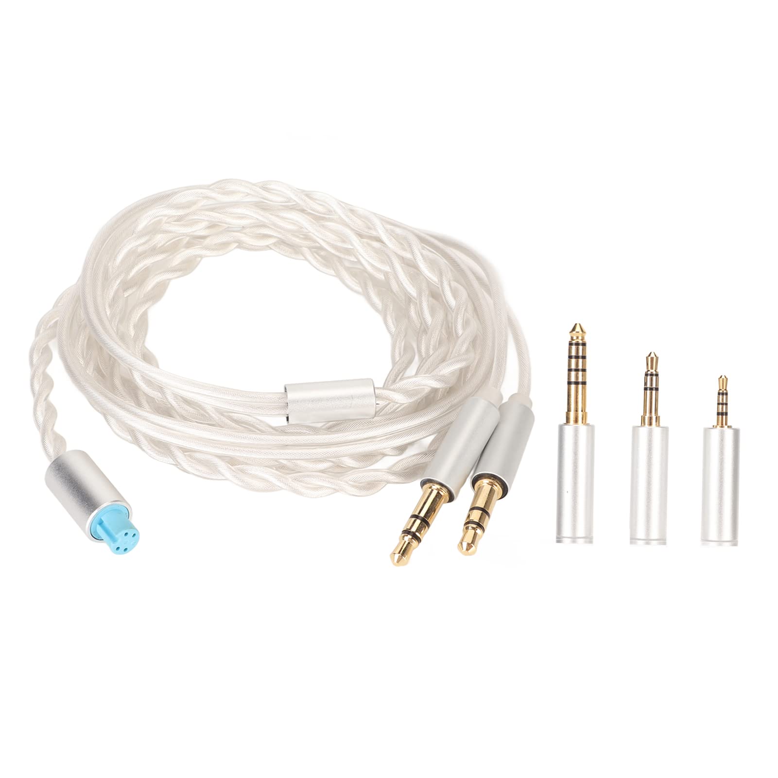 Zopsc Headphone Replacement Cable, 3 in 1 Headphone Audio Cable with Dual 3.5mm Jacks for HIFIMAN Ananda, for Sundara, for HE400, etc.