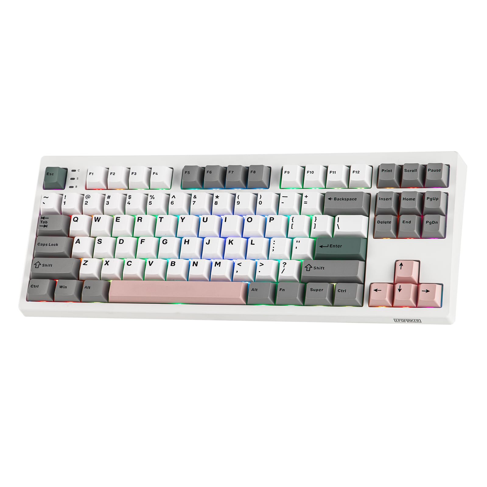 Amazon | EPOMAKER TH87 ワイヤレスメカニカルキーボード 10000mAh