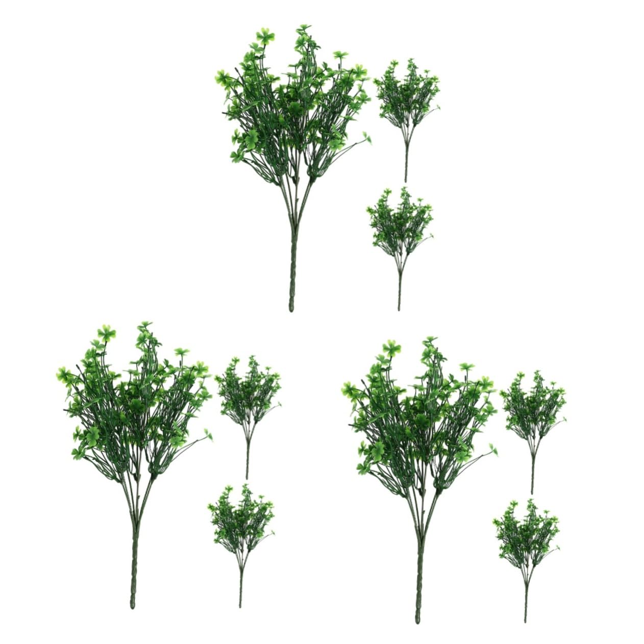 Amosfun 9 Pz Fiore Decorativo Foglie Verdi Foglie Artificiali Ghirlande Di Fai Da Te Finte Per L'artigianato Per L'artigianato Decorazioni in Plastica Green