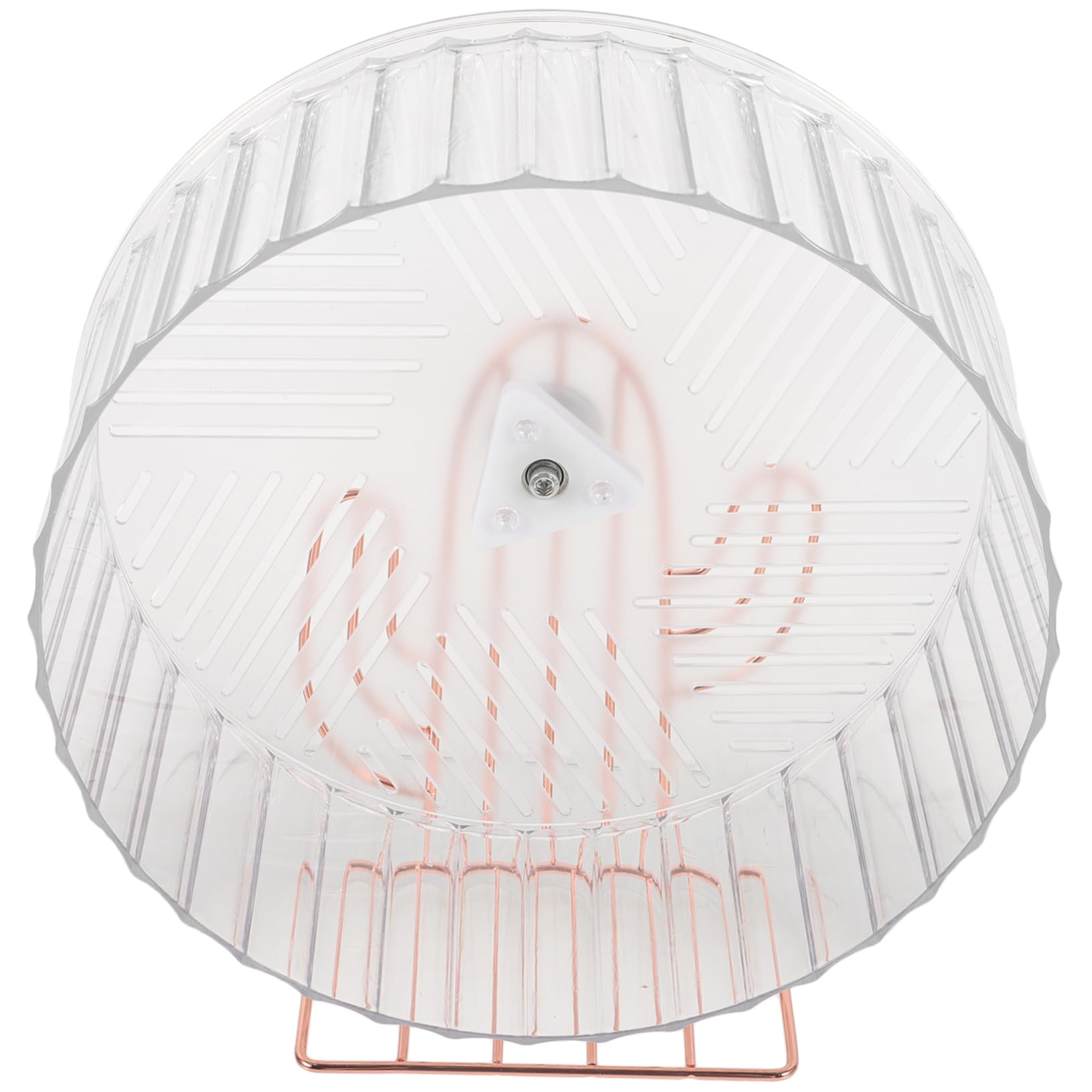 Roue D’Exercice pour Chinchilla et Hérisson, Accessoire de Cage Support, Plastique et Alliage, pour Activité Quotidienne