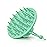HEETA Scalp Massager Shampoo Brush with Silicone Bristles for Dandruff Removal Scalp Care & Hair Growth, Scalp Scrubber for All Hair Types, Head Massager Stress Relax, Upgraded Large Design,Green