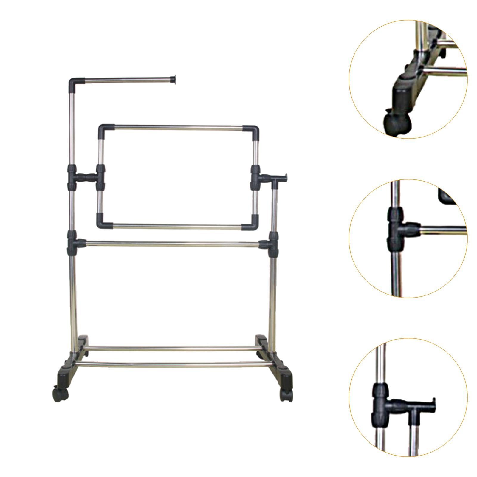 Tachiuwa Cross Stitch Frame Crafting Support Easy to Use Adjustable Household Embroidery Holder Embroidery Frame Wood Tapestry Frame, 71.5cm