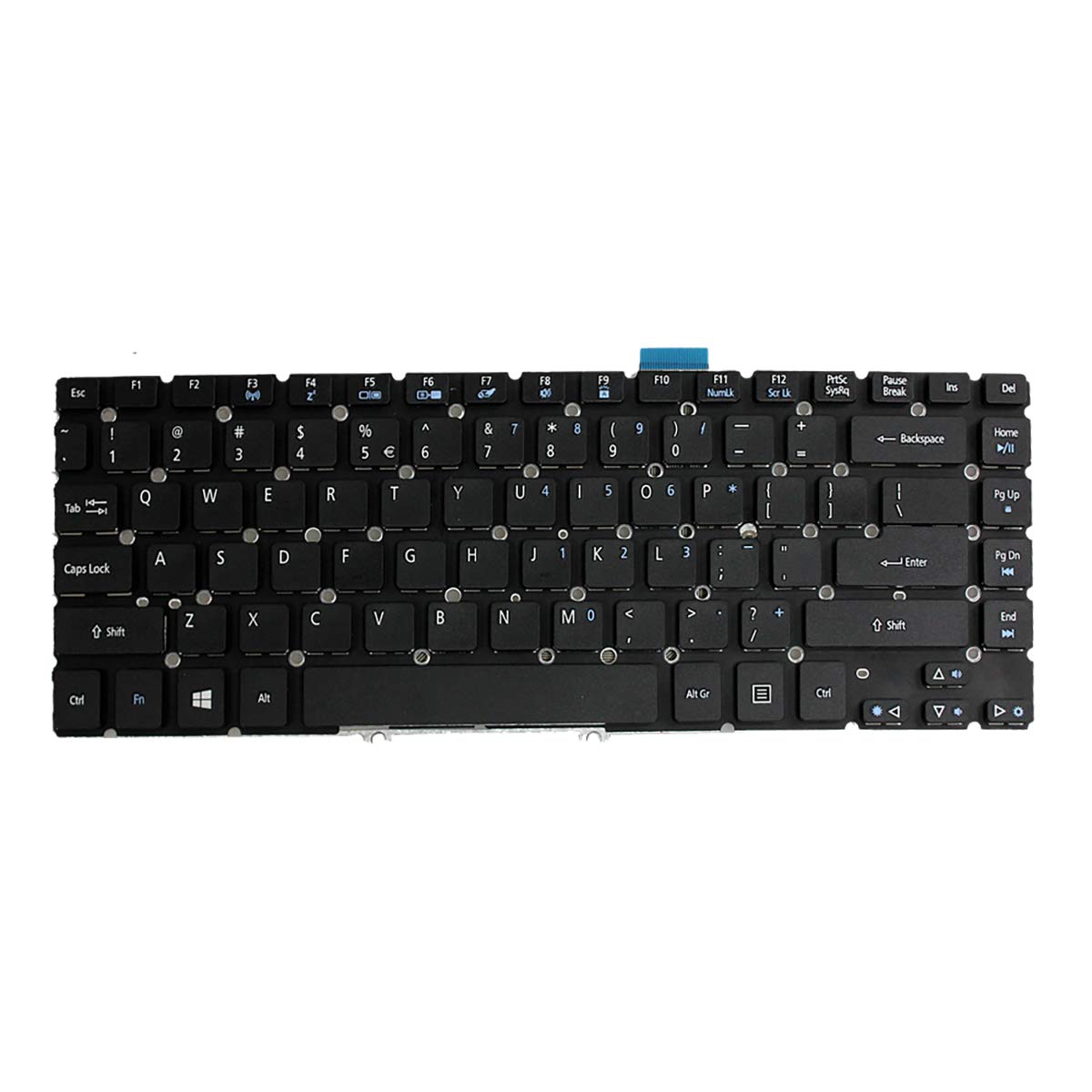 Teclado de repuesto para portátil ACER M5-481 M5-481G M5-481PT M5-481PT M5-481PTG M5-481T M5-481TG Negro 2