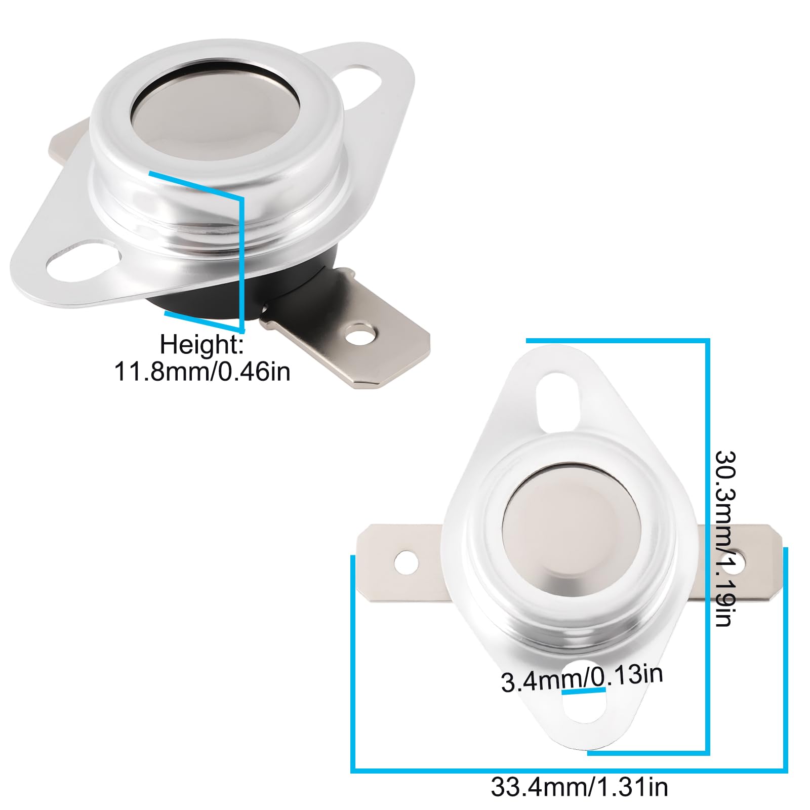 Termostato Per Asciugatrice Indesit Kit Punto Verde 106°C E - Foto 4