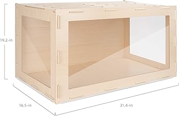 Niteangel　木製ケージ Amazon.com : Niteangel Bigger World - MDF Aspen Terrarium