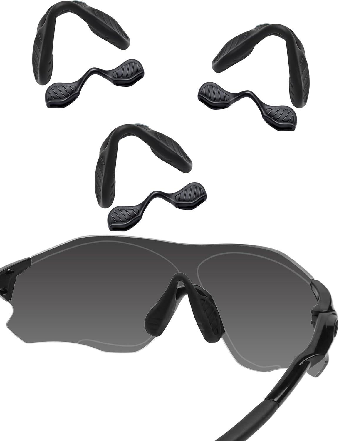 Bwake Standard Size Replacement Nose Pads for Oakley EV Zero Path | Pitch | Range | Blades | Stride Sunglasses