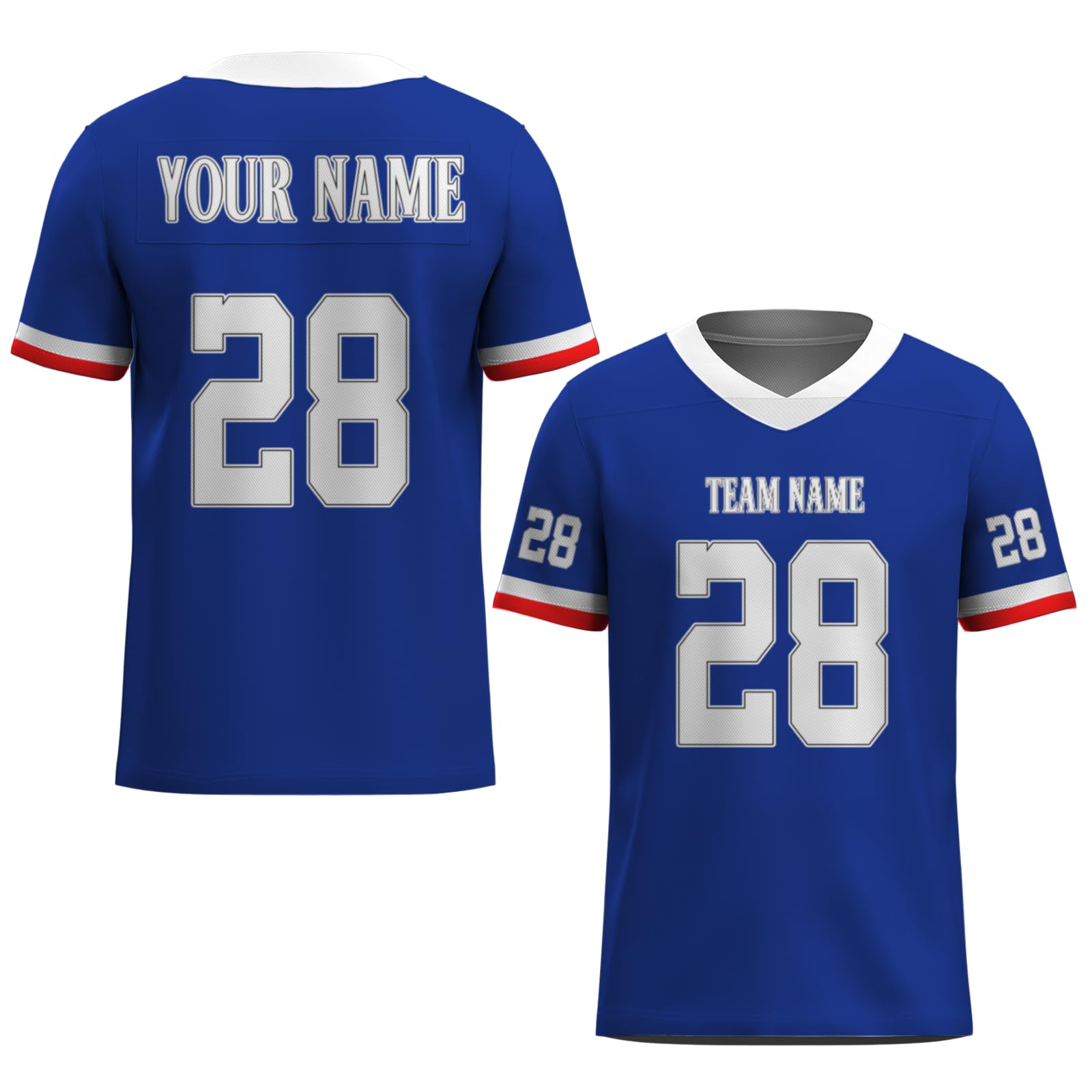 Lonhooker Custom Football Jersey Personalized Team Name Number for Men Women Youth