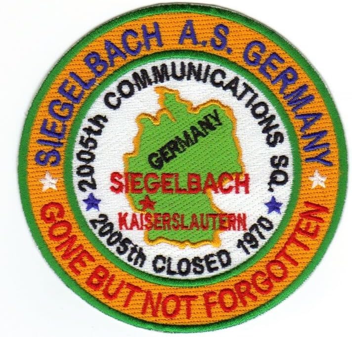 US POST PATCH, SIEGELBACH AS GERMANY, GONE BUT NOT FORGOTTEN Y