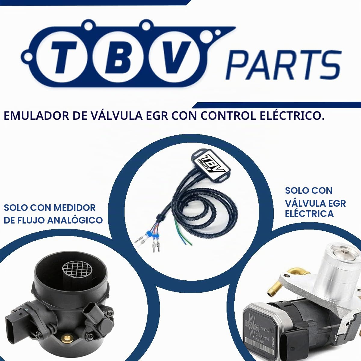 Emulador Valvula EGR Electrica WAHLER 7353D Válvula EGR A6461400460 Compatible con Motores 200/220/ 270/400 CDI 6461400860 A6461400460 7.24809.37.0