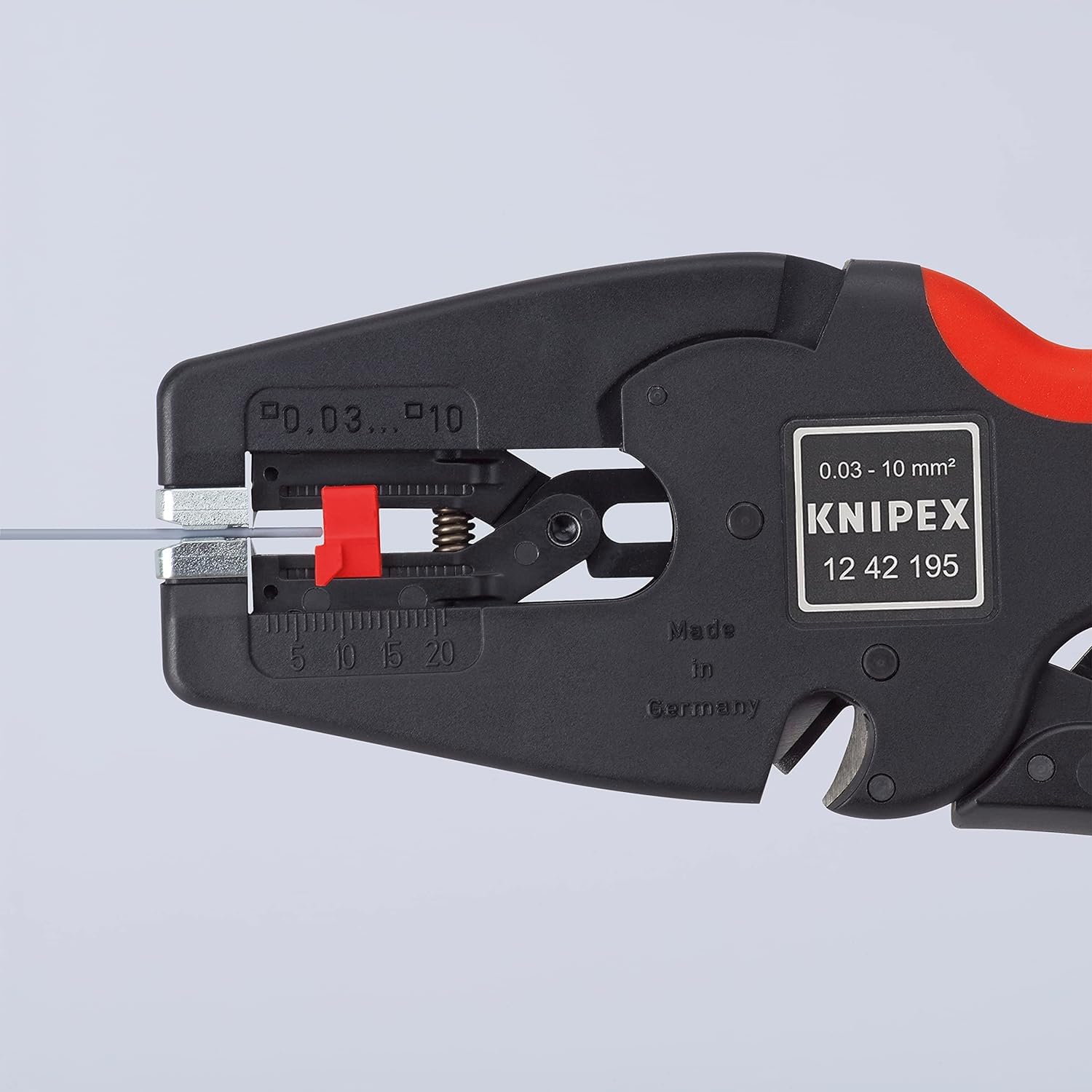 KNIPEX MultiStrip 10 Pinza spelacavi automatica in blister, 12 42 195 SB | 195 mm