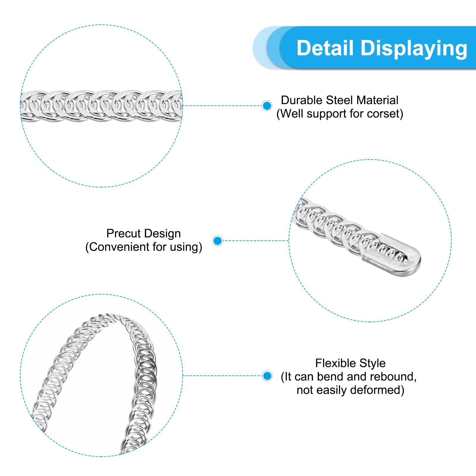 PATIKIL 7.1 Inch Spiral Steel Boning - Image 4