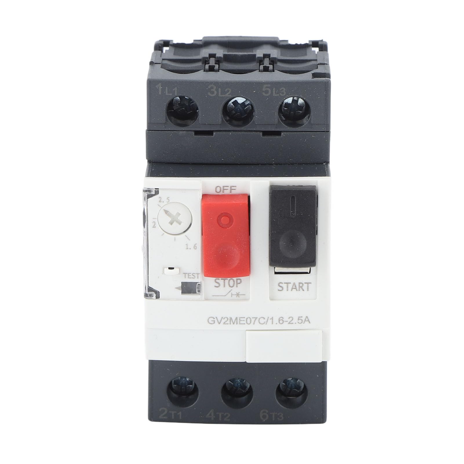 Disjoncteur Moteur AC690V 35MM Rail Mount Motor Starter Protection Switch for Motor Applications (GV2-ME07C 1.6-2.5A)