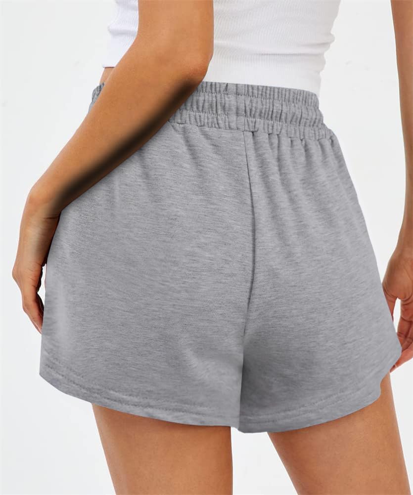 Sofia's Choice Womens Shorts Drawstring Elastic Waist Casual Summer Workout Running Gym Shorts - Image 2