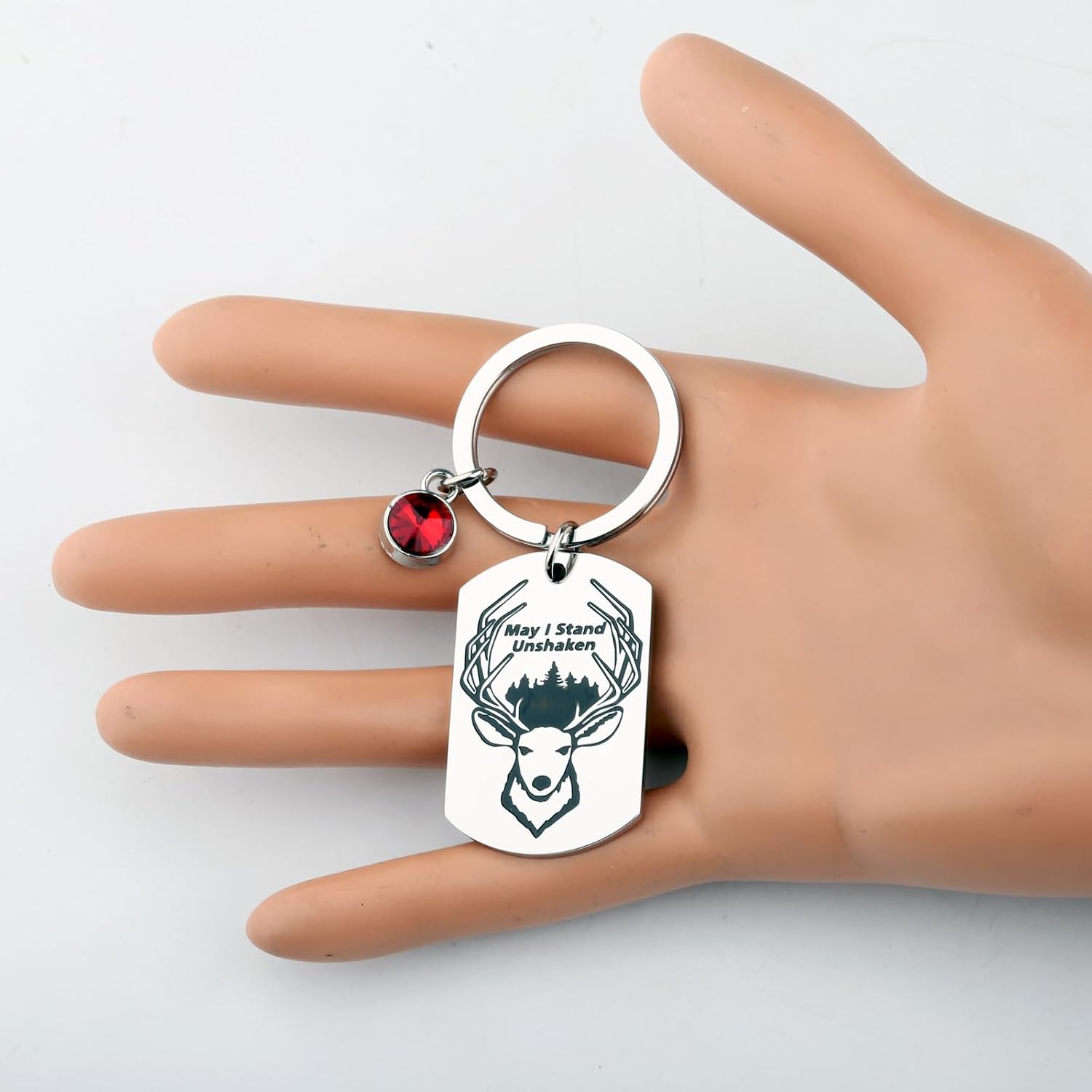 FAADBUK Video Game Inspired Gift Video Game Lover Gift May I Stand Unshaken Keychain for Gamer image 3