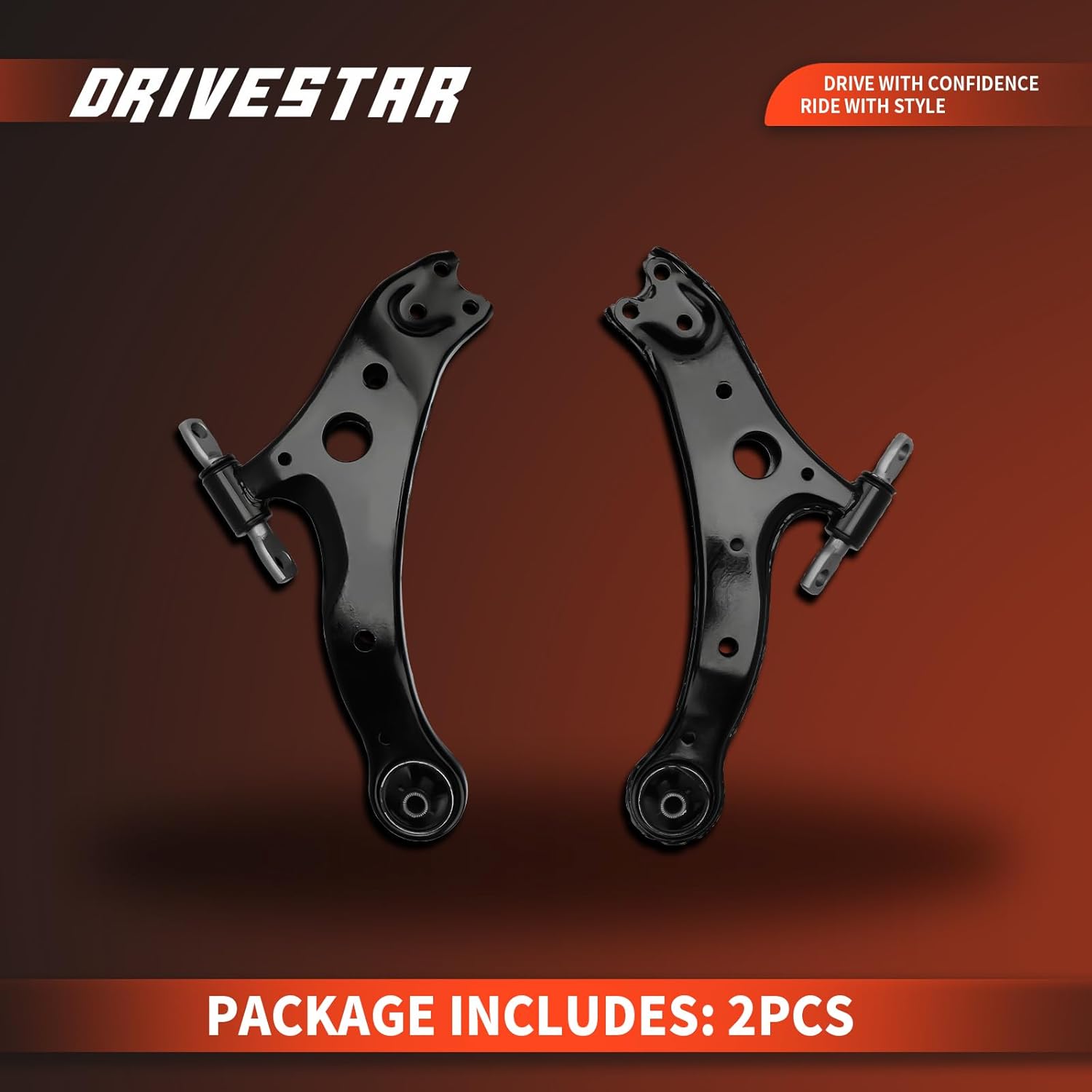 DRIVESTAR K620333 K620334 2PC Front Lower Control Arm Assembly, for Lexus ES300 ES330 ES350 RX330 RX350 for Toyota Avalon Camry Highlander Solara