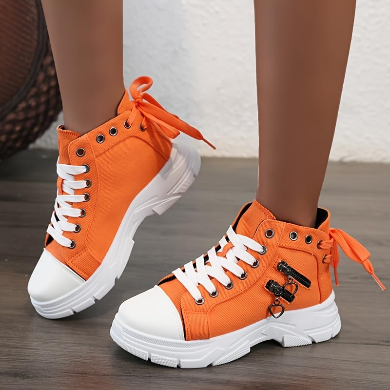 Women's Fashion Canvas Shoes, Breathable Outdoor Casual Sneakers for Women4