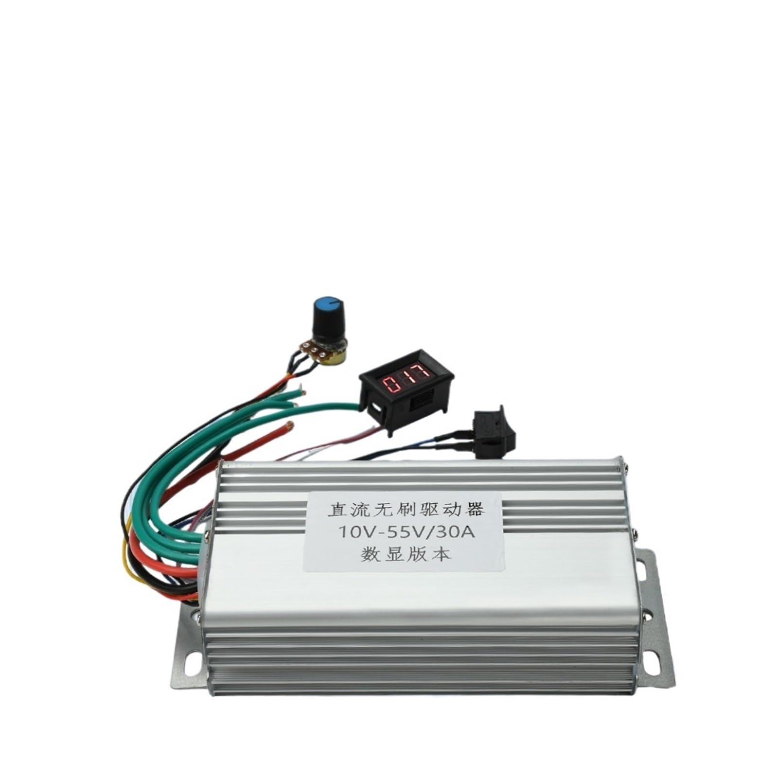 Controlador de Motor sin escobillas DC 10-55V 30A for bicicleta eléctrica, regulador de velocidad, sin pieza de patinete eléctrico con pantalla