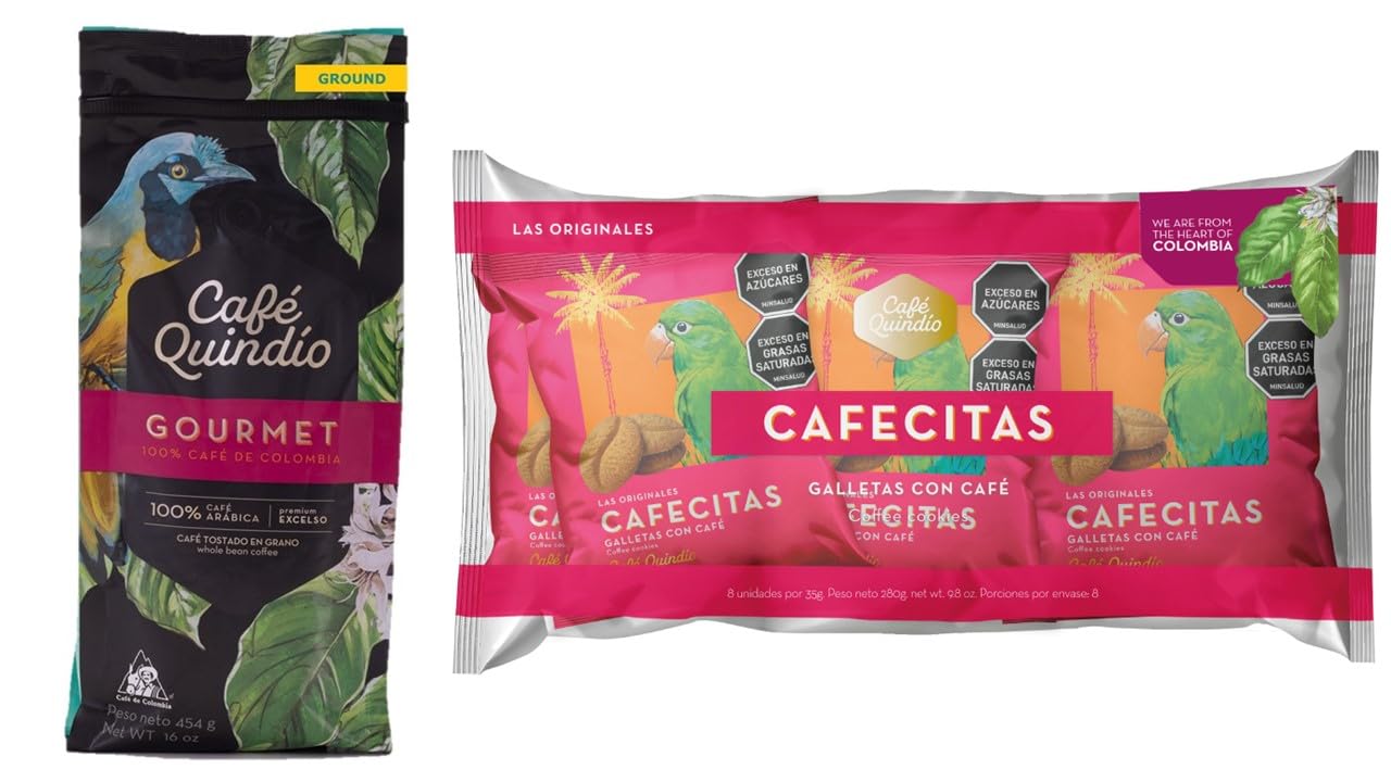 Gourmet Ground Coffee + Cafecitas Coffee Cookies