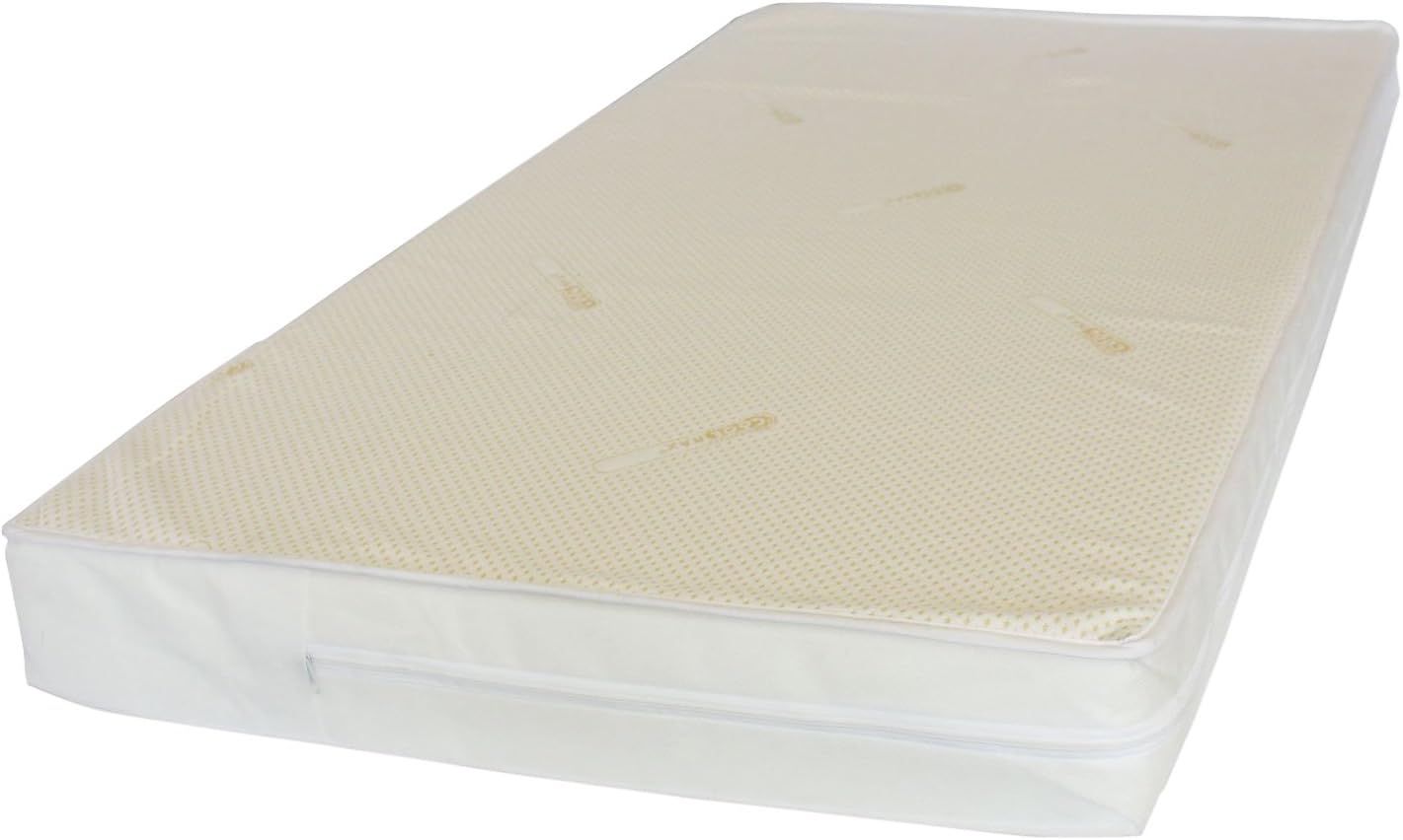 126 x 63 x 10 (Size 300) NightyNite® Superstart Sprung Cot Mattress, luxury Microfibre Cover, Waterproof Protection