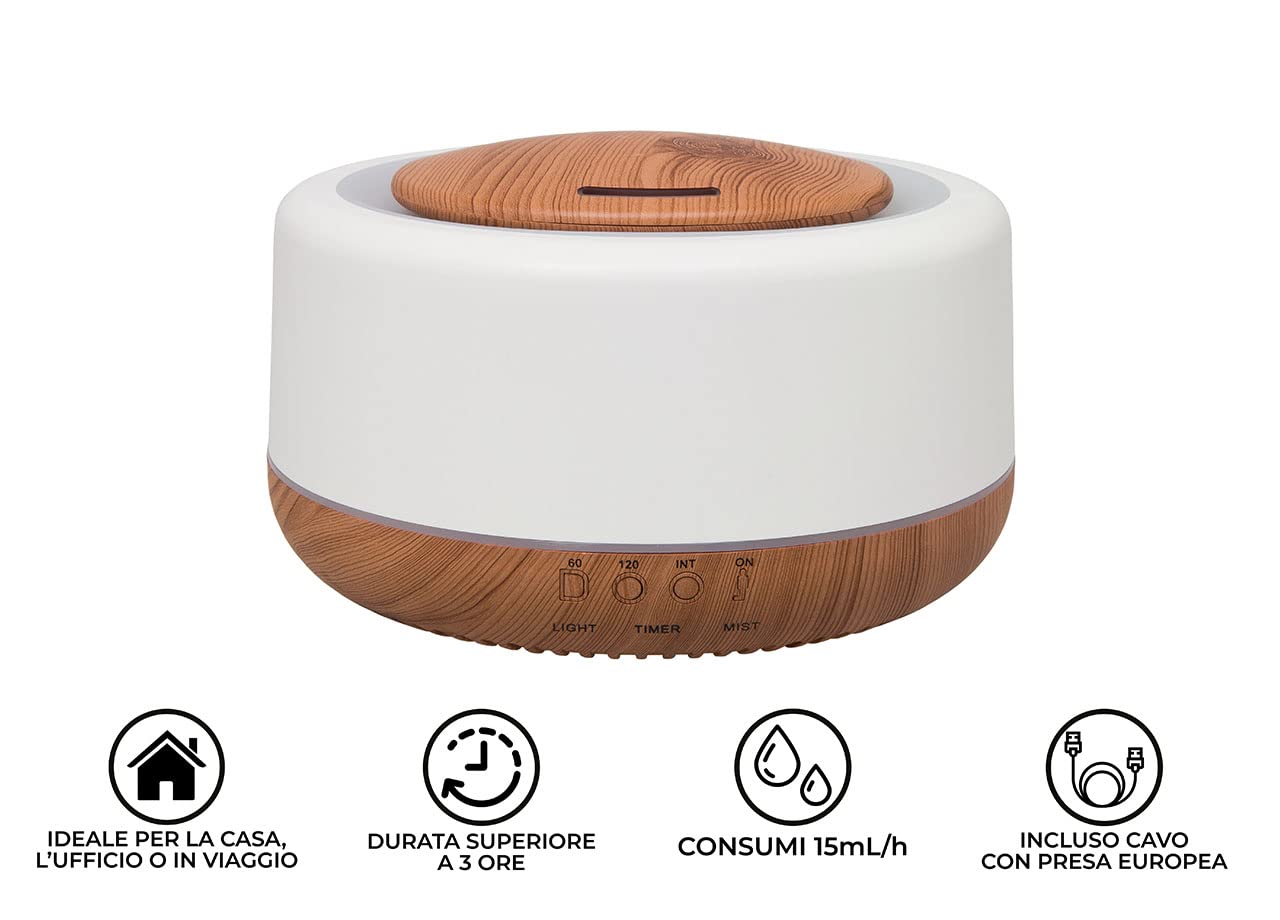 BIANCHERIAWEB Diffusore Aromi Elettrico Silenzioso Profumo Ambienti Casa Aroma Maxi