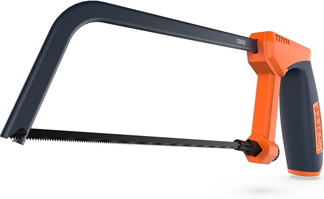 Presch Junior Hacksaw 150 mm - Professional Small Hand Saw with Exchangeable Metal Cutting Saw Blade - Mini Hack Saw for Metal