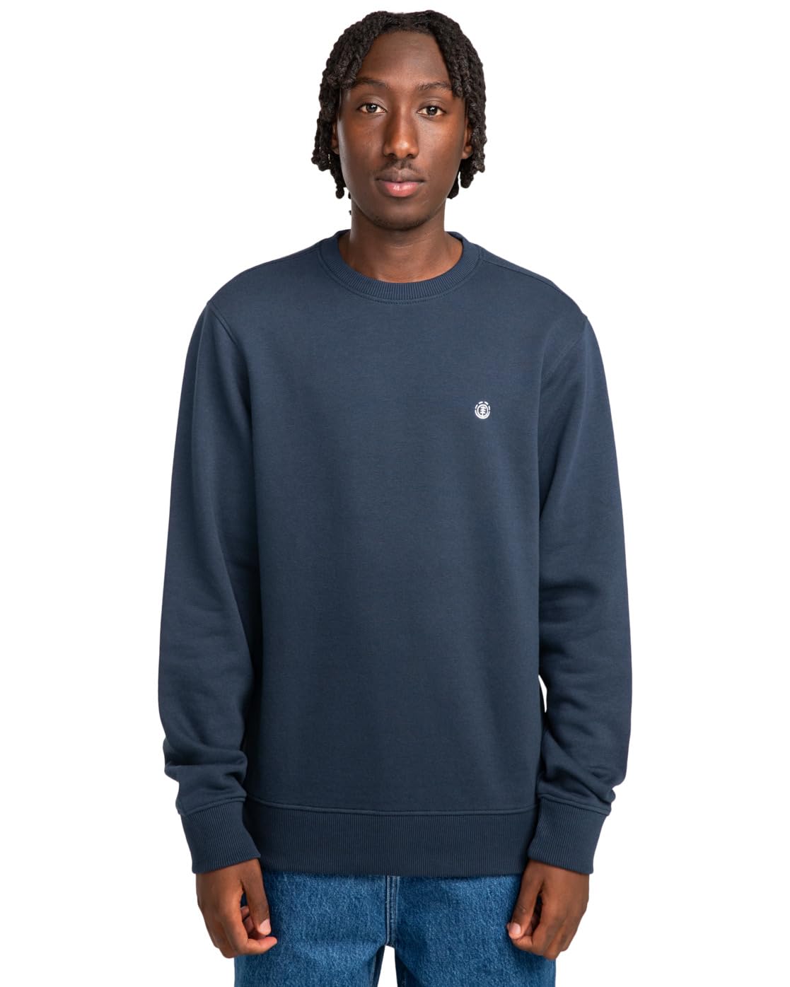 Element Sweatshirt ICON EMBROIDERY CR Mens Blue XXL