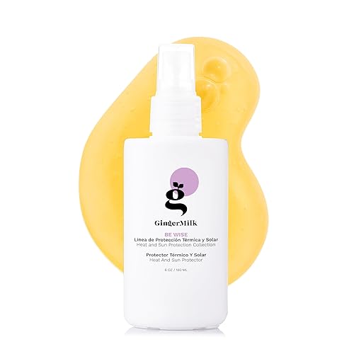 Miniatura 1 de Leche de jengibre | Protector térmico y solar para todo tipo de cabello de mujeres y hombres, hidrata y previene el encrespamiento - 6 oz | Be Wise