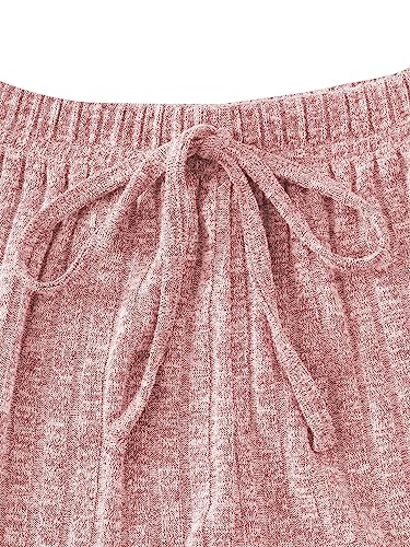 Image of SOLY HUX Women's Button Front Ribbed Knit Tank Top and Shorts Pajama Set Sleepwear Lounge Sets