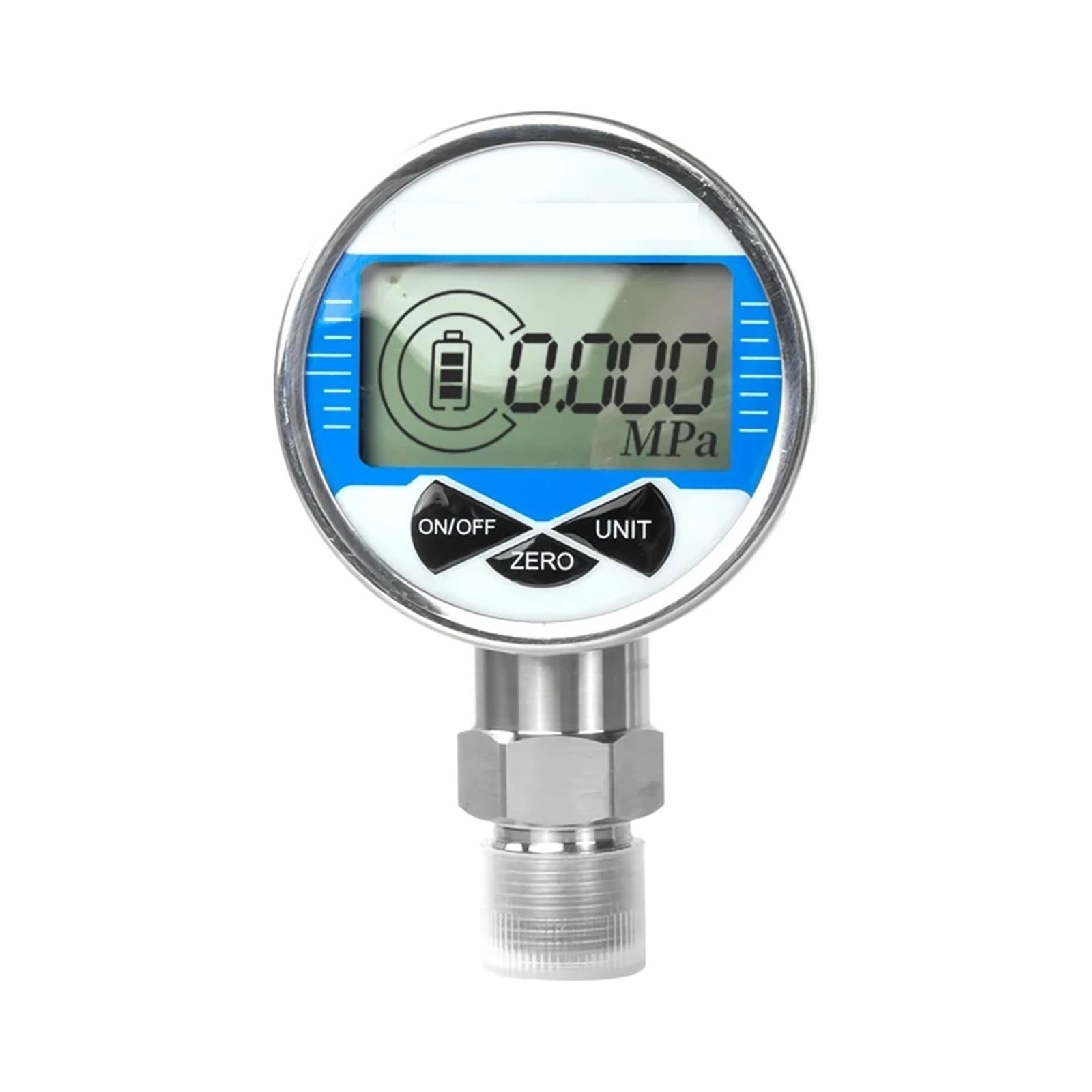 Gwint G1/4, 0-400 bar, pomiar ciśnienia, gaz, woda, powietrze, paliwo, tarcza 60 mm, 0-30 MPa, 0-40 MPa, 0-60 MPa, radialny wyświetlacz LCD, manometr, generator próżniowy