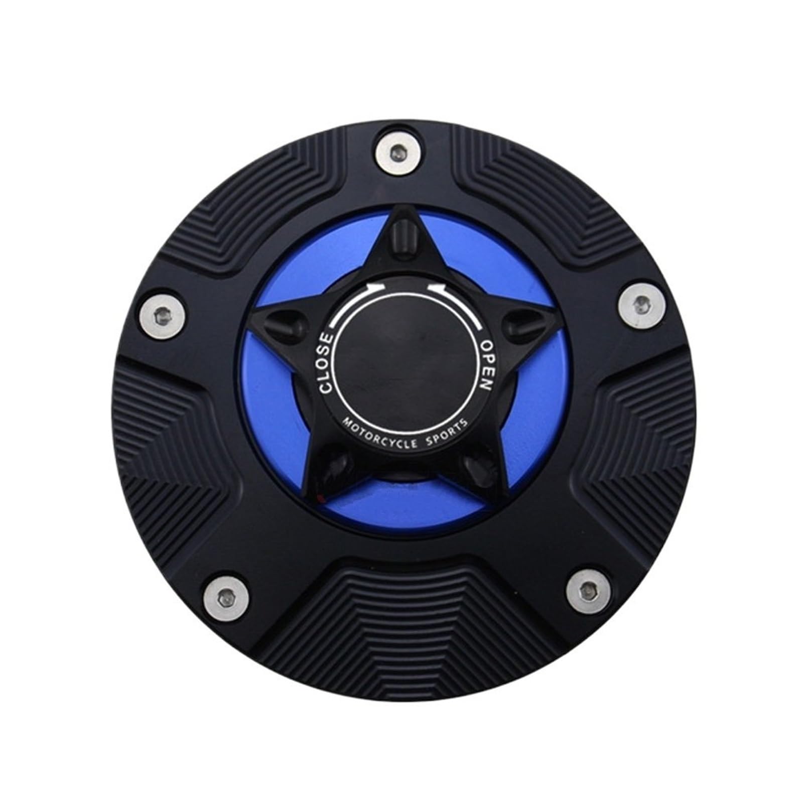 Bouchon réservoir Honda CBR650F 2015-2020 en aluminium bleu moto