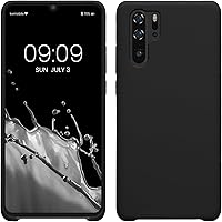 Vista 1 de kwmobile Funda compatible con Huawei P30 Pro - Funda de silicona TPU con acabado suave - Negro mate
