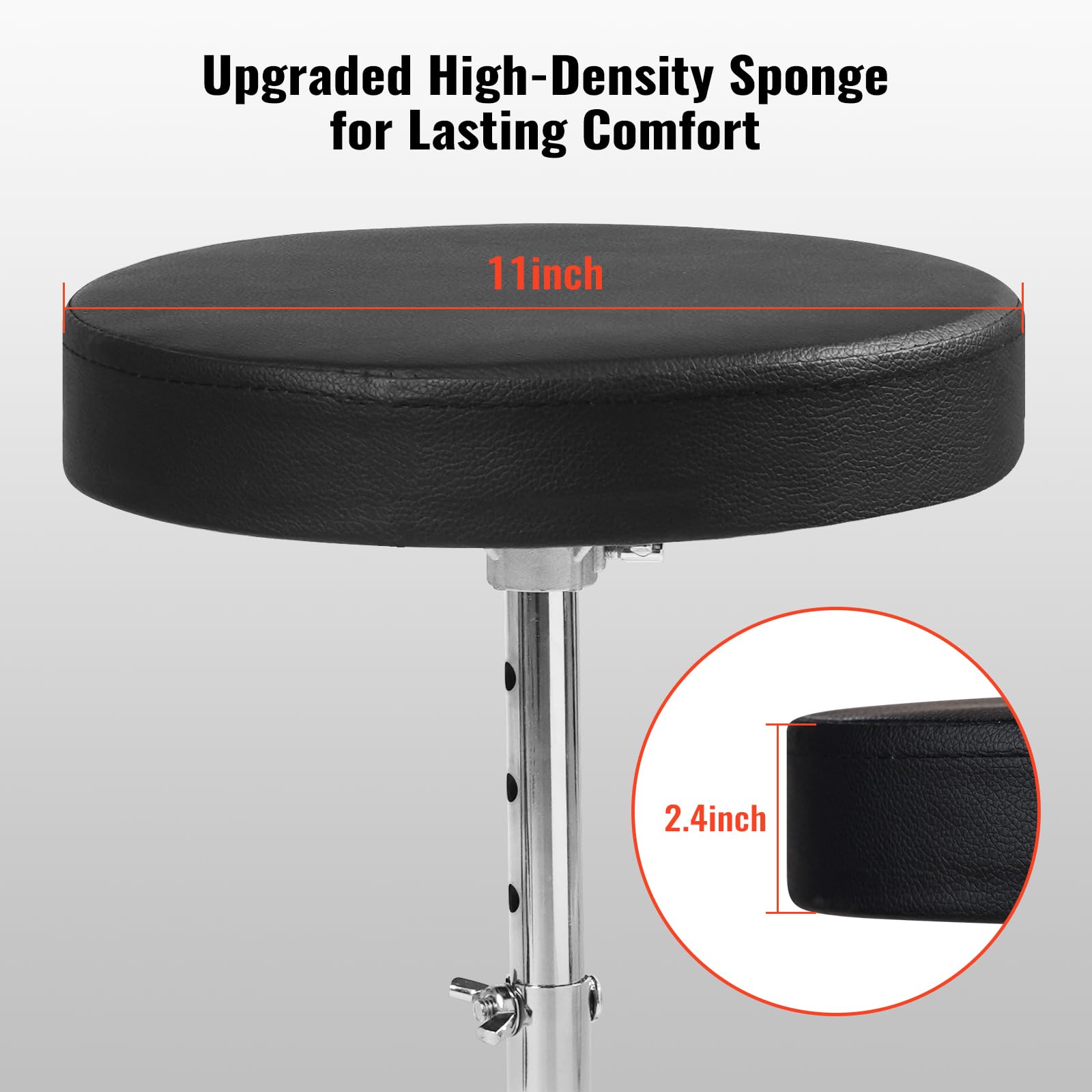 LeSage Tabouret de batterie pliable pour adulte avec pieds antidérapants