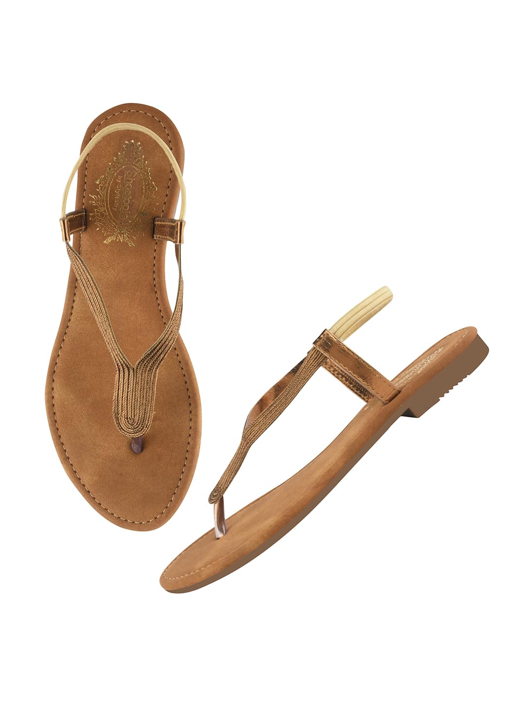 Shoetopia Womens SND-138 Copper Flat Sandal-7 Kids UK (SND-138-Copper)-EU40 (B0D8QG1G47) Amazon Price History, Amazon Price Tracker
