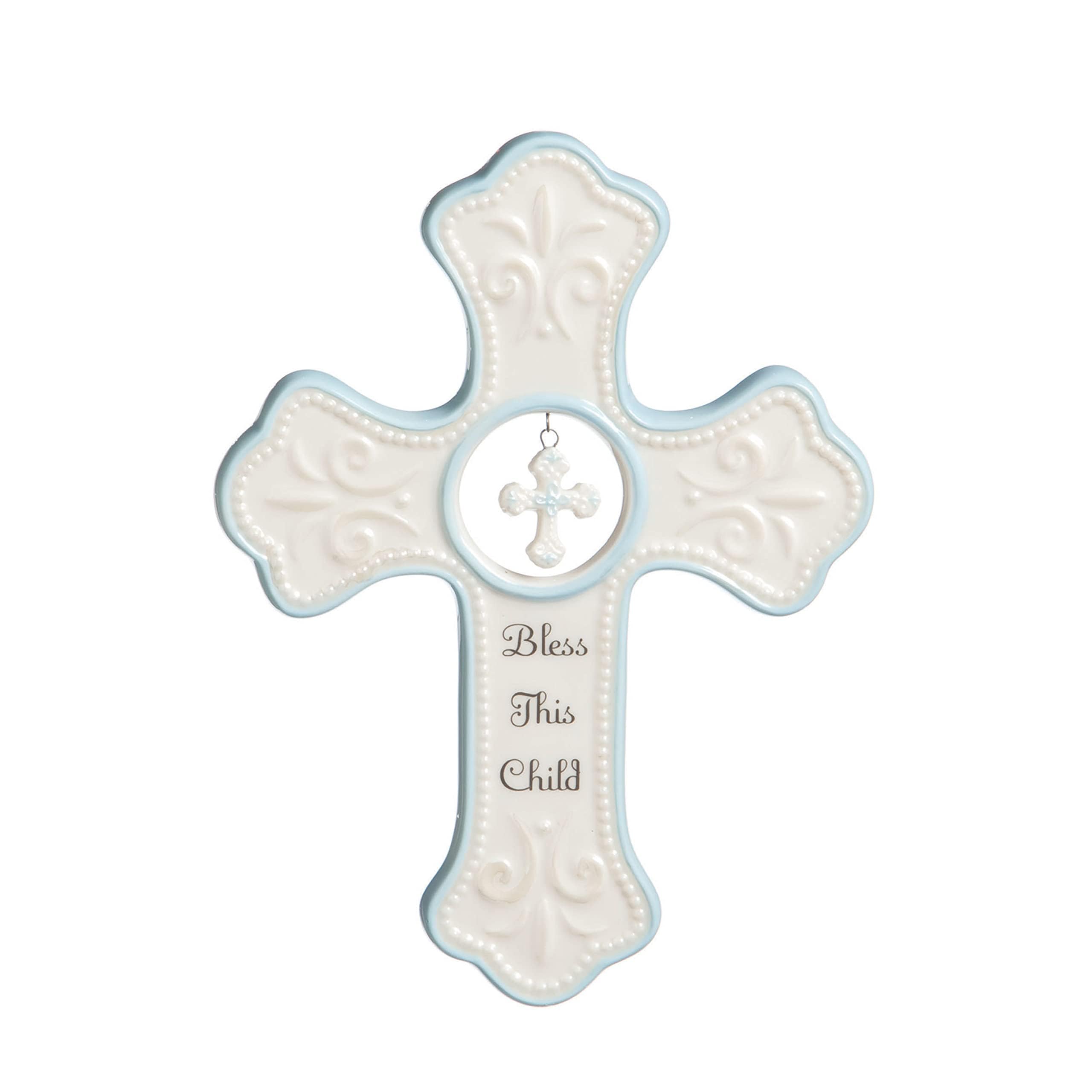 Amazon.com: DEMDACO Bless This Child Wall Cross - Blessing Cross