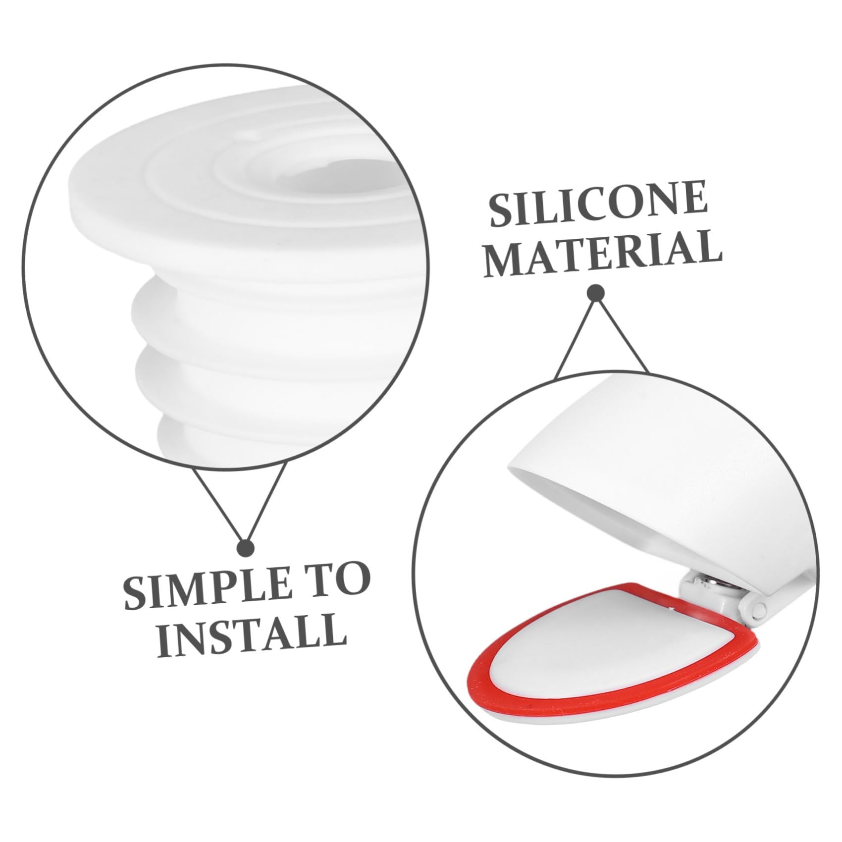 Paquete de 5 anillos de sellado de drenaje antiolor, resistentes a altas temperaturas, perfectos para instalación de baños y tuberías, eficaz prevención de reflujo y fiables