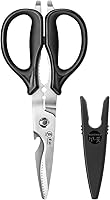 Cangshan 503343 9-Inch Heavy-Duty Come-Apart Kitchen Shears with Guard - Versatile Multi-Tool for Precise Cutting